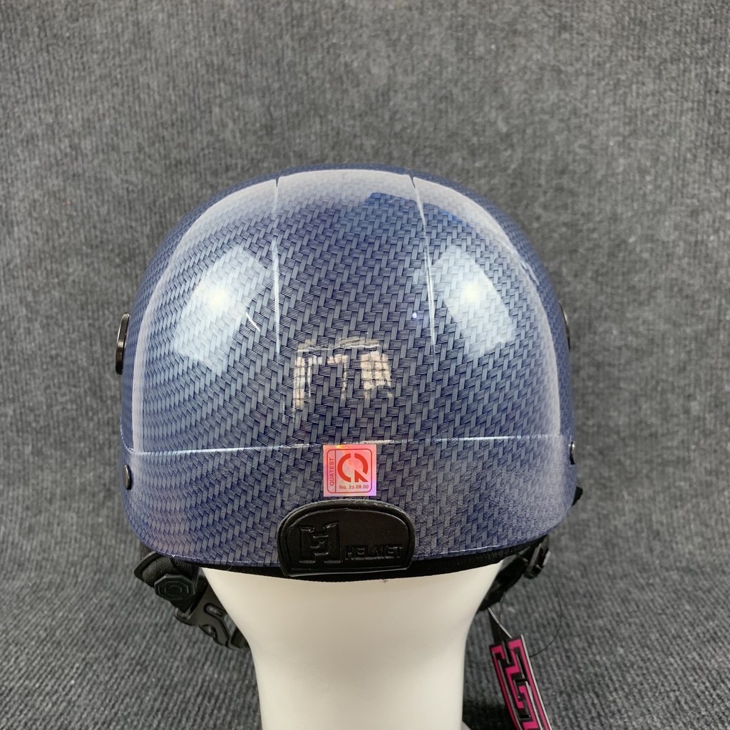 Nón bảo hiểm nhúng carbon S13 , Mũ bảo hiểm nửa đầu chính hãng nhúng cacbon tem S13 đa dạng màu sắc cho nam nữ