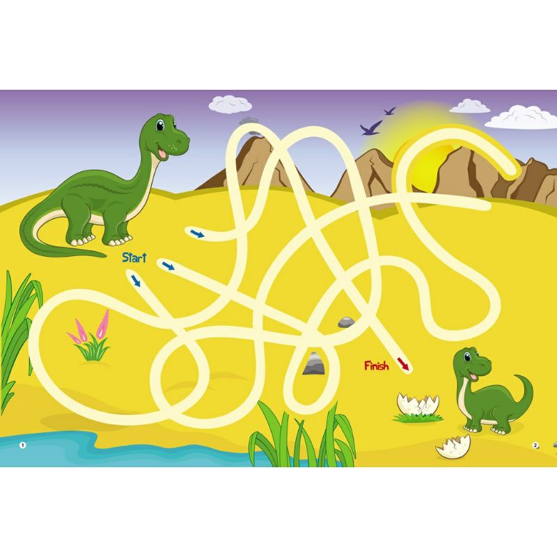 Sách - Bộ 4 Quyển Trò Chơi Mê Cung Phát Triển Trí Tuệ Phiên Bản Wipe Clean Viết Xóa Được Cho Bé 2 - 6 Tuổi