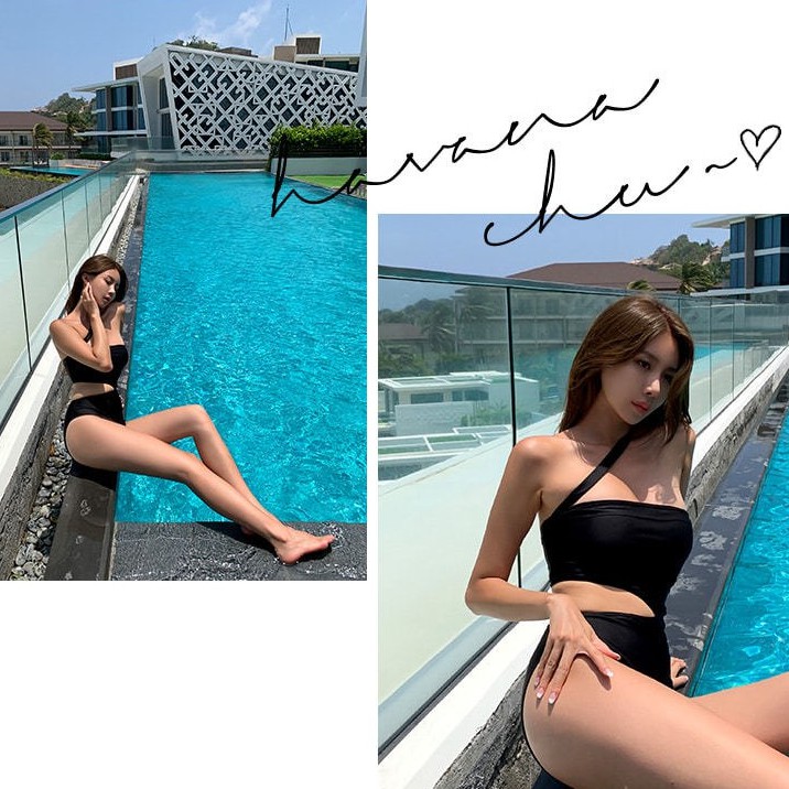 Bộ quần áo bơi nữ 1 mảnh bikini dành cho bạn gái đi biển mùa hè 2021 mã L55 | WebRaoVat - webraovat.net.vn