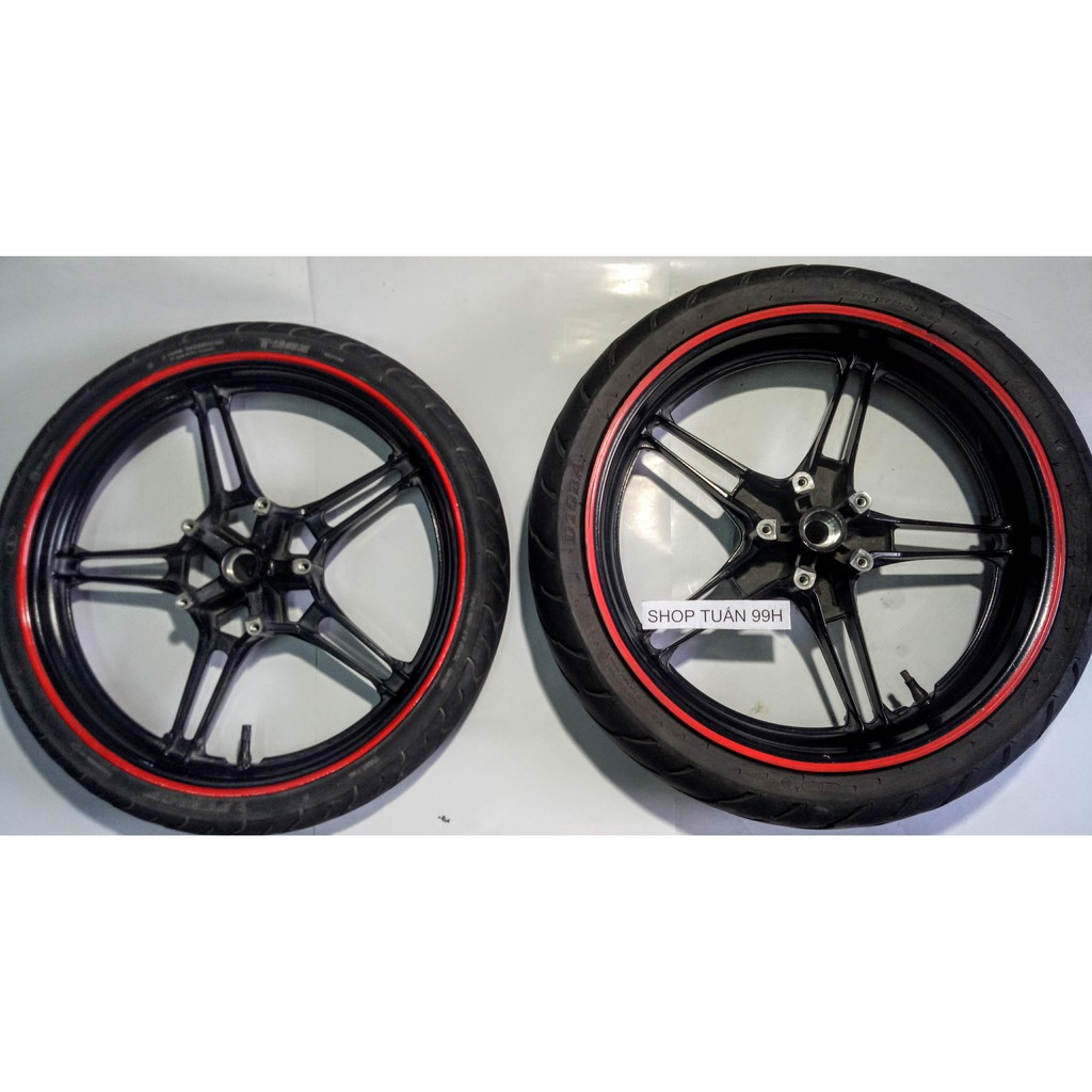 Cặp bánh mâm zin theo xe đã qua sử dụng của xe Winner 150, Exiter 135-150