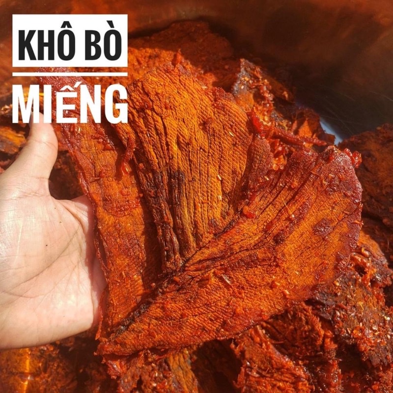 Khô Bò Miếng Mềm , Khô Bò Ngon, Loại Đặc Biệt 100% Bò Lon 300Gram