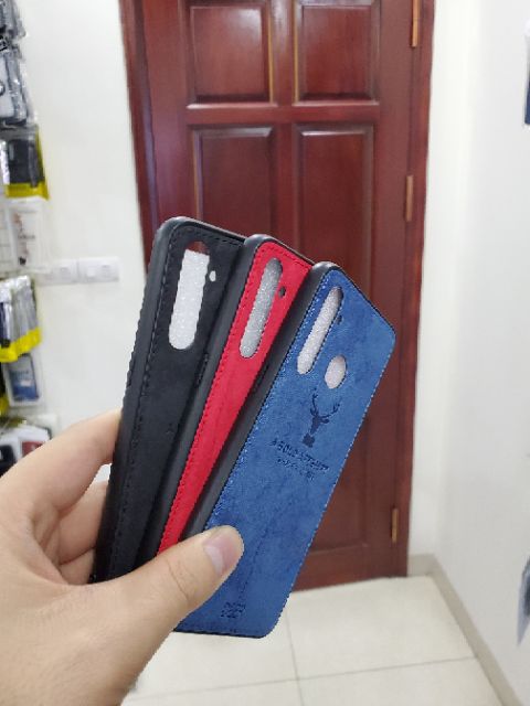 Ốp lưng Oppo Realme Q / Realme 5 Pro  FREESHIP Từ 50k chống sốc vải đầu hươu cao cấp