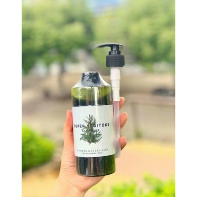 Sữa Rửa Mặt Thải Độc Sủi Bọt Rau Củ Super Vegitoks Cleanser - Màu Xanh