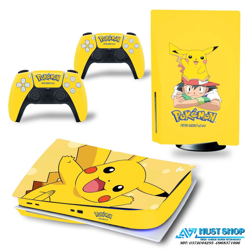 Dán Skin PS5 Full Combo Thân Máy + 2 Tay Cầm Sticker PS5