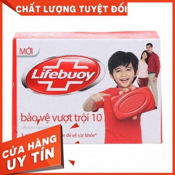Xà Bông Cục Lifebouy Bảo Vệ Vượt Trội Hộp 90g(Đỏ)