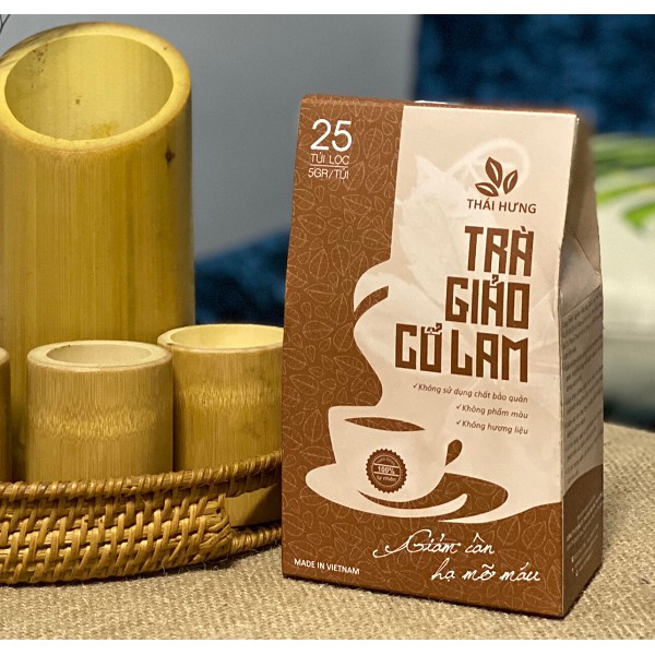 Trà Giảo cổ lam Thái Hưng (25 túi lọc x 5g) - Giảm cân, hạ mỡ máu | BigBuy360 - bigbuy360.vn
