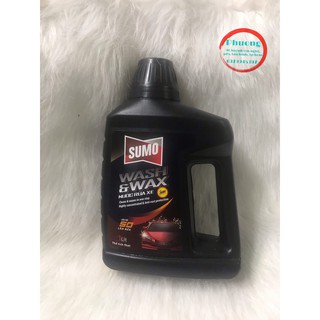 [ HÀNG CÓ SẴN ] nước rửa xe sumo wash & wax 1 lít
