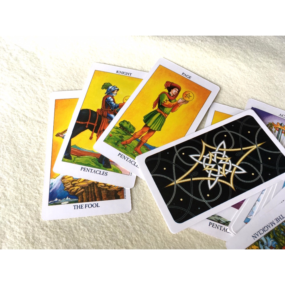Bộ bài Tarot Board Game Radiant Rider Wait tiếng Anh huyền bí dùng cho bé và gia đình