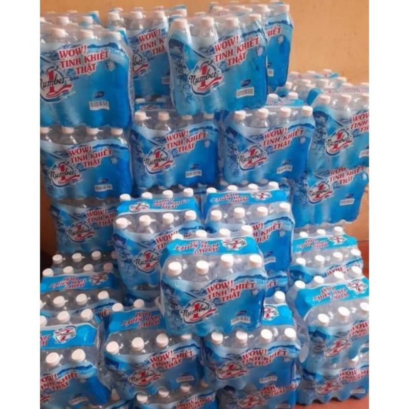 Thùng 24 chai nước suối tinh khiết Number one 500ml