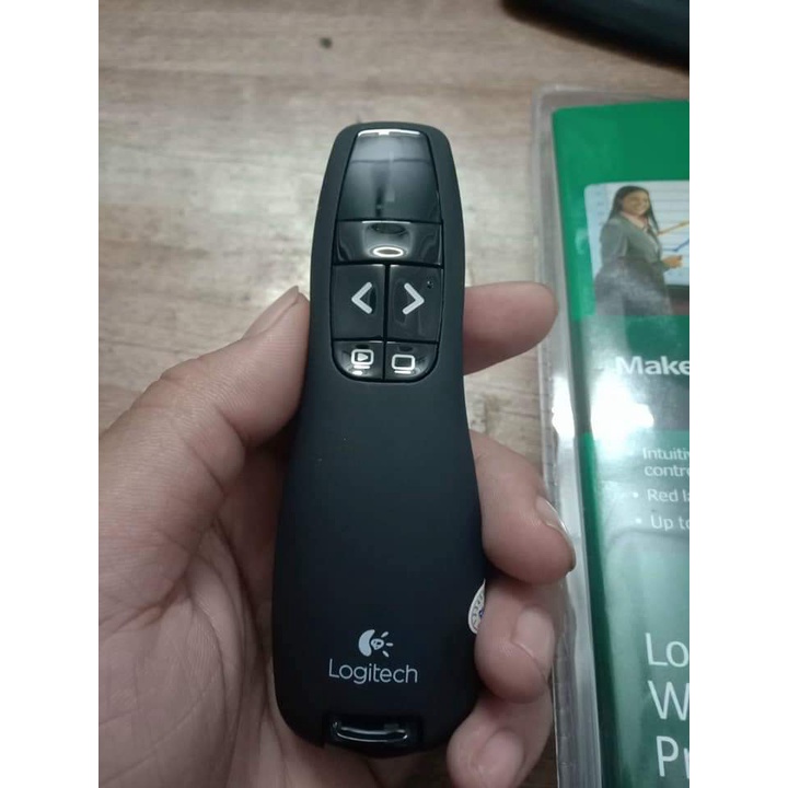 Bút trình chiếu cao cấp Logitech R400 chính hãng, bảo hành 6 tháng