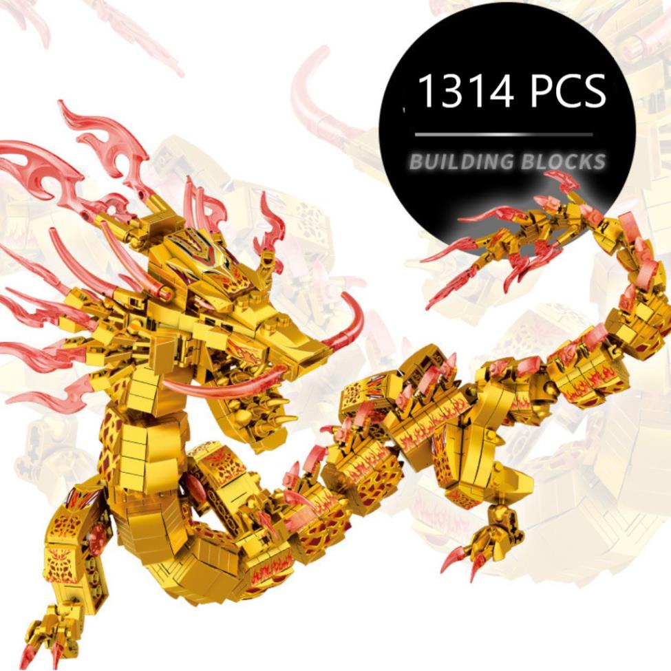 Bộ Đồ Chơi Xếp Hình Lắp Ghép Ninja Rồng Cho Bé ninjago, Lắp Ráp Dragon
