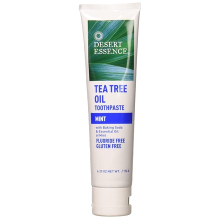 KEM ĐÁNH RĂNG Desert Essence Natural Tea Tree Oil Ultra Care Toothpaste, Mint &amp; Fight Plaque - BẠC HÀ &amp; GIẢM MẢNG BÁM