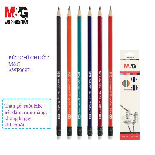 Bút Chì Gỗ HB M&amp;G AWP30971