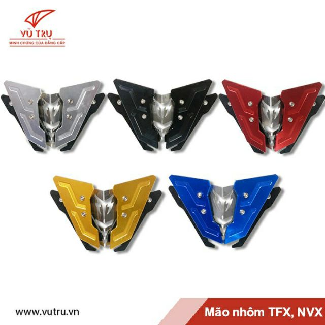 Mão nhôm cho xe TFX , NVX nhiều màu