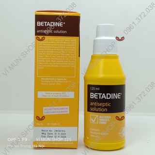 Dung dịch sát khuẩn Betadine 10%