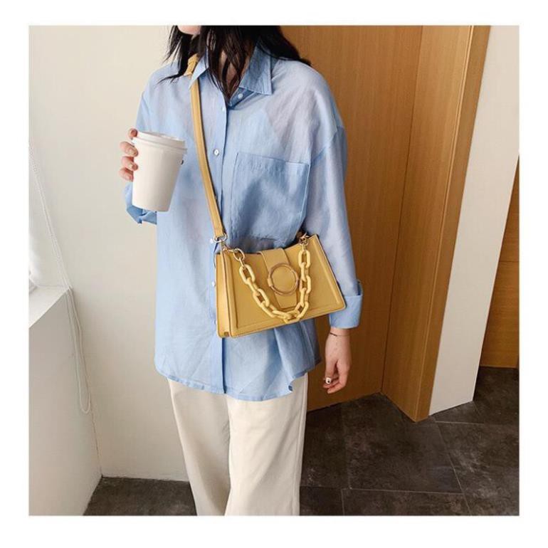 Túi Xách Nữ - Túi Đeo Chéo Phối Quai Xích To Phong Cách - LP SHOP | BigBuy360 - bigbuy360.vn