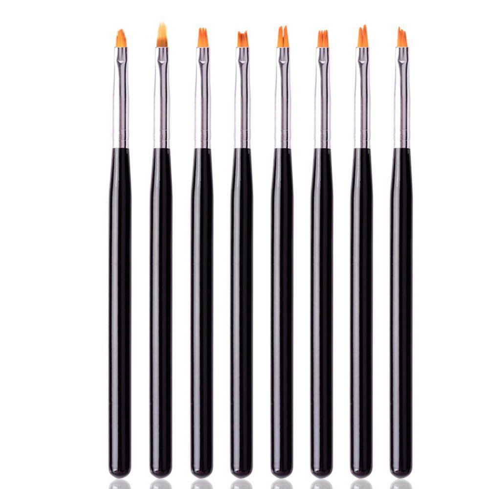 XIANTIN Set 8 Cọ Vẽ Trang Trí Móng Tay Nghệ Thuật Chuyên Nghiệp