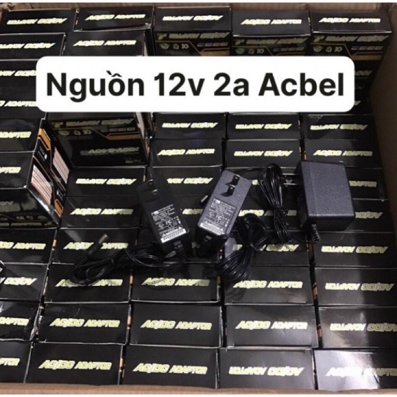 Nguồn 12v2a Acbell chân 5.5 có hộp new 100%