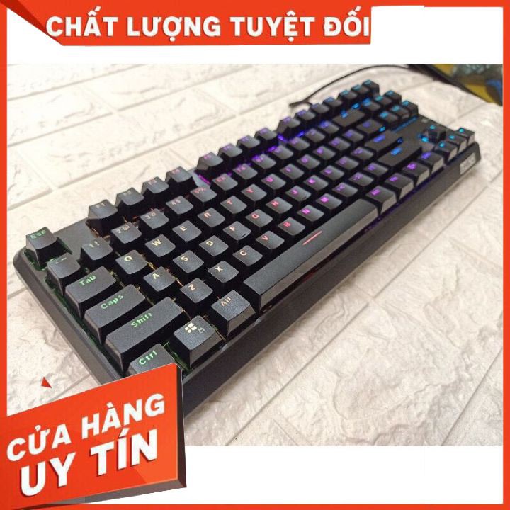 [Mã 159ELSALE hoàn 7% đơn 300K] Phím cơ Fuhlen M87s RGB Chính Hãng Blue Switch