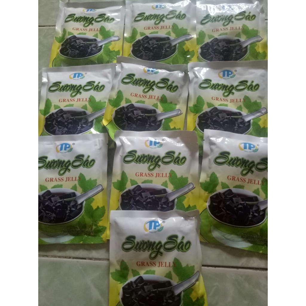 Combo 10 Gói Bột Sương sáo GRASS JELLY