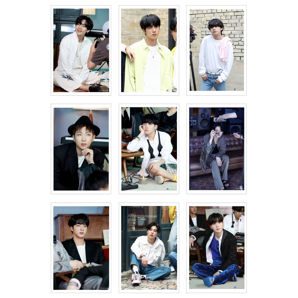 [Ép Lụa] Lomo Card BTS - BE PHOTO SKETCH ( 36 ảnh )