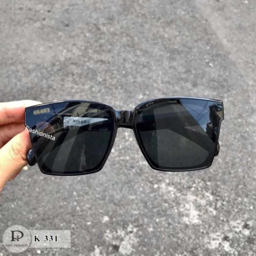 Kính Mát Nam Gọng Vuông Kim Loại - Kính Râm Nam Nữ Cao Cấp Tặng Hộp K301 trangmoon106
