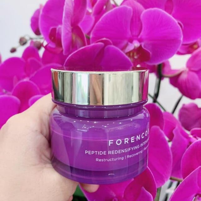 Kem dưỡng da ban đêm 💖FREESHIP💖Kem dưỡng da ban đêm Forencos Peptide màu tím Hàn Quốc HALIN921 Cao Cấp