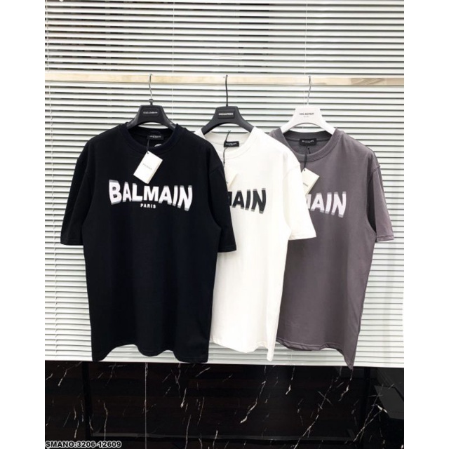 ÁO THUN NAM NỮ CỔ TRÒN BALMAIN