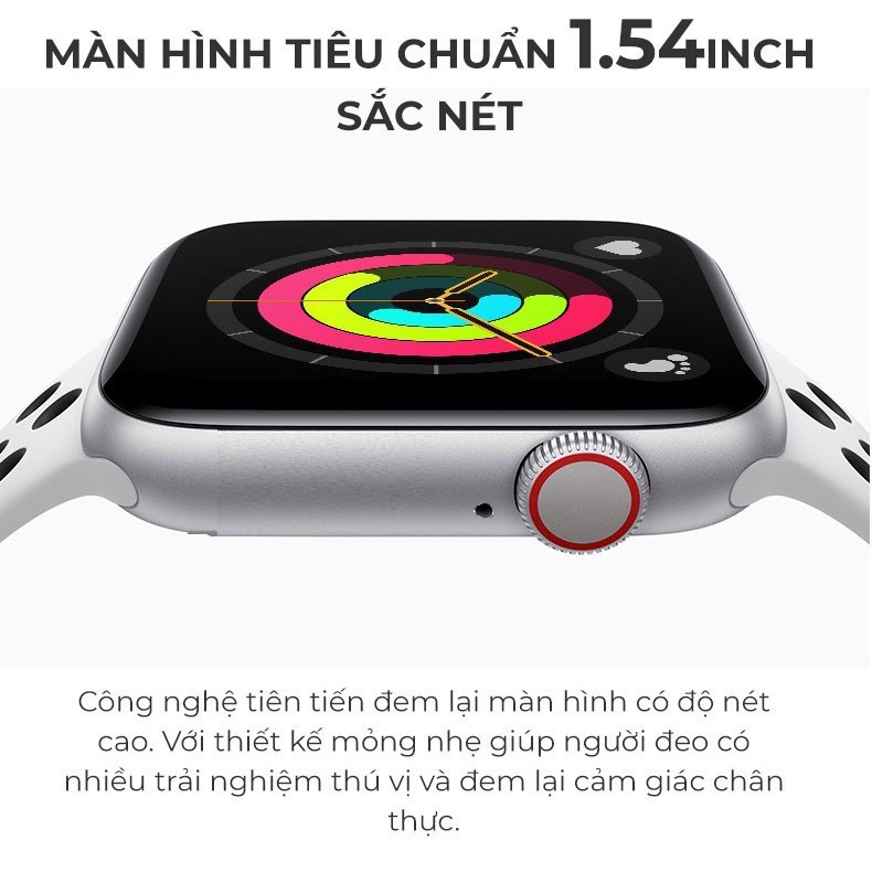Đồng Hồ Thông Minh C500 Plus Lắp sim Nghe gọi Thay nền tuỳ ý Thay dây thoải mái Tiếng Việt 42mm 5.0