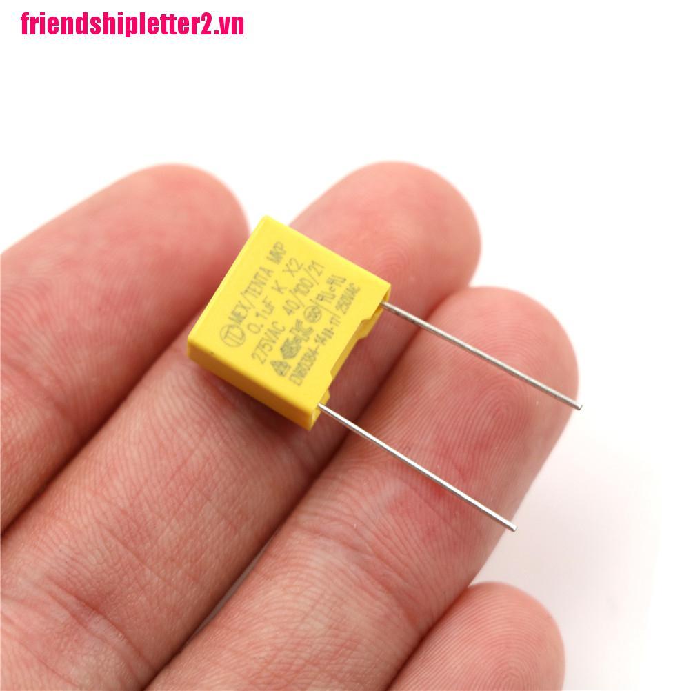 Bộ 20 Linh Kiện Điện Tử 0.1uf X2 100nf 275v 10mm Chuyên Dụng