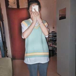 (ẢNH THẬT) set áo len + áo phông oversize ULZZANG