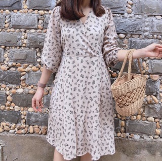 Váy hoa nhí vintage MS2064