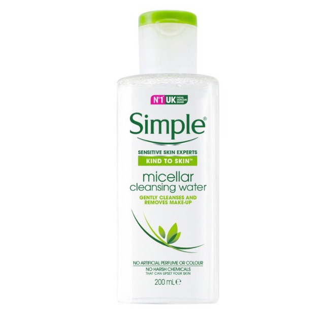 New - Nước tẩy trang Simple Kind To Skin Micellar Cleansing Water 200ml