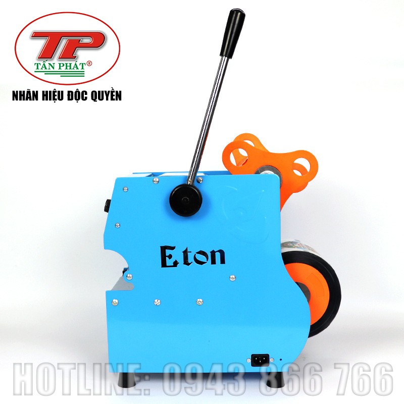 Máy ép miệng ly 750ml ETON D7 - Không keo , máy đóng ly nước mía , ép nhanh và kín   - Xưởng Sản Xuất Tấn Phát