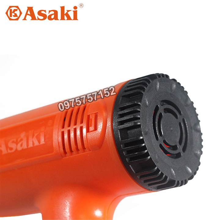 Máy khò hơi nóng Asaki 1600W AK-9012 (Công ty) Bảo hành 3 tháng