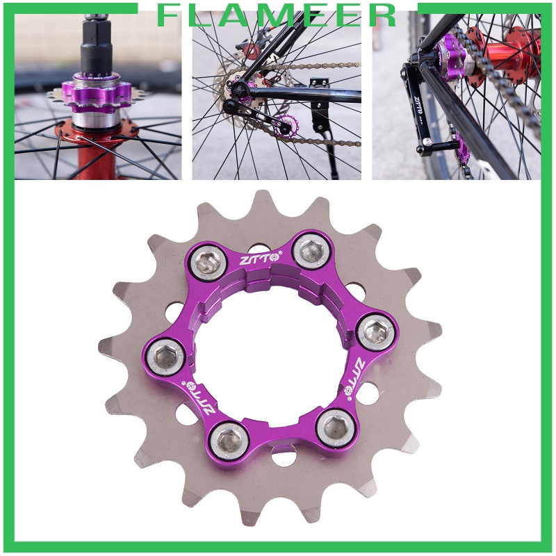 Steel Single Speed Cassette Cog MTB Fixed Gear Bike Bicycle Adapter 10/11S HG Hub Freehub Freewheel Lockring Refit Parts Component