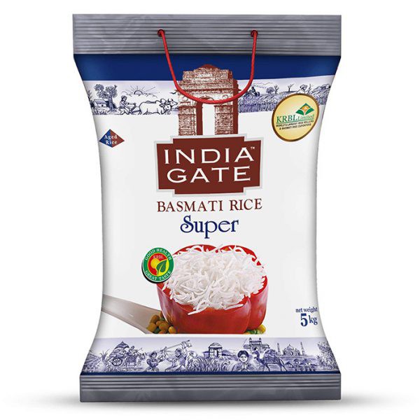 Gạo Basmati India Gate Super (Ấn Độ) 1kg ngăn ngừa tiểu đường