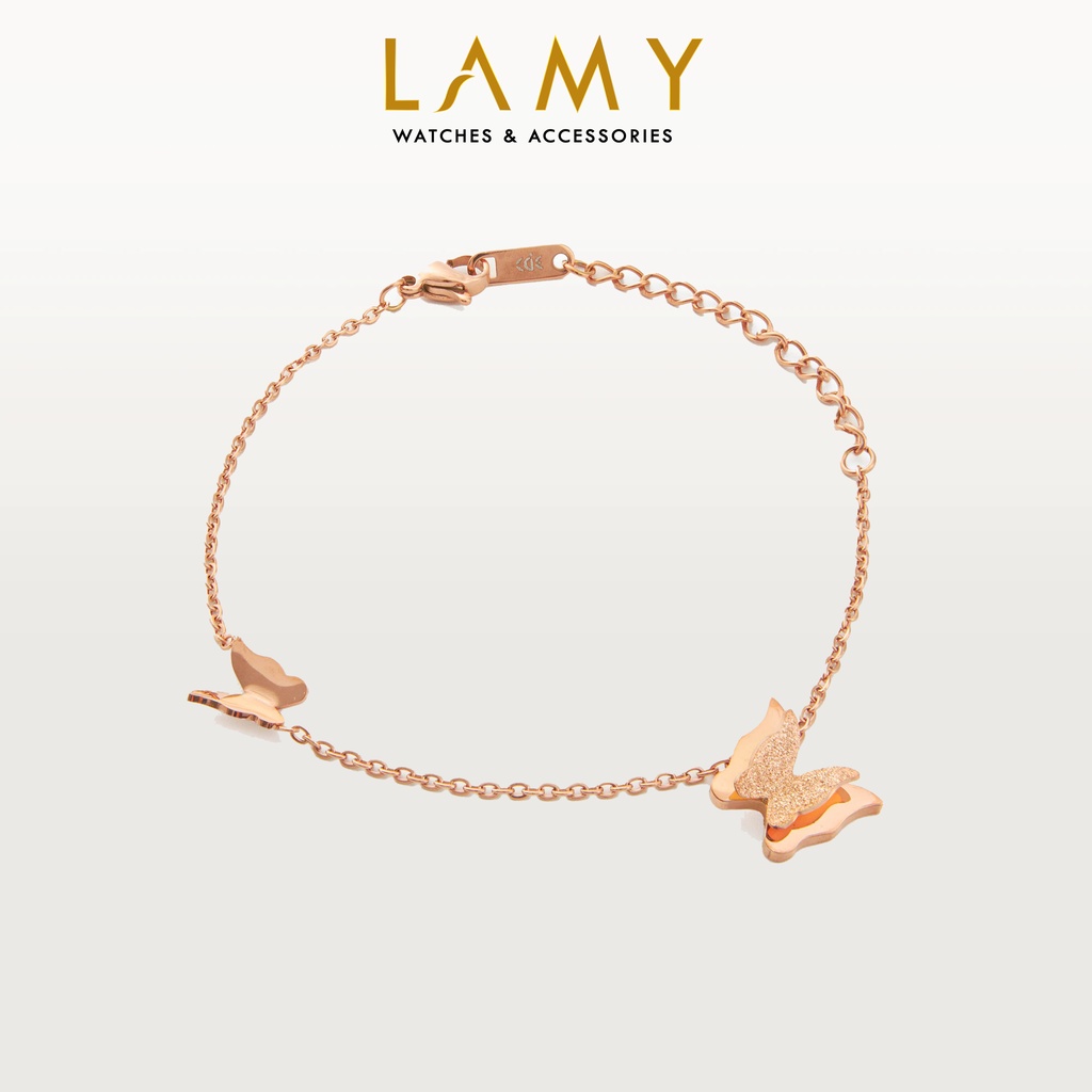 Vòng tay CDE Pave Butterfly Unity Bracelet Rose Gold CDE20150100
