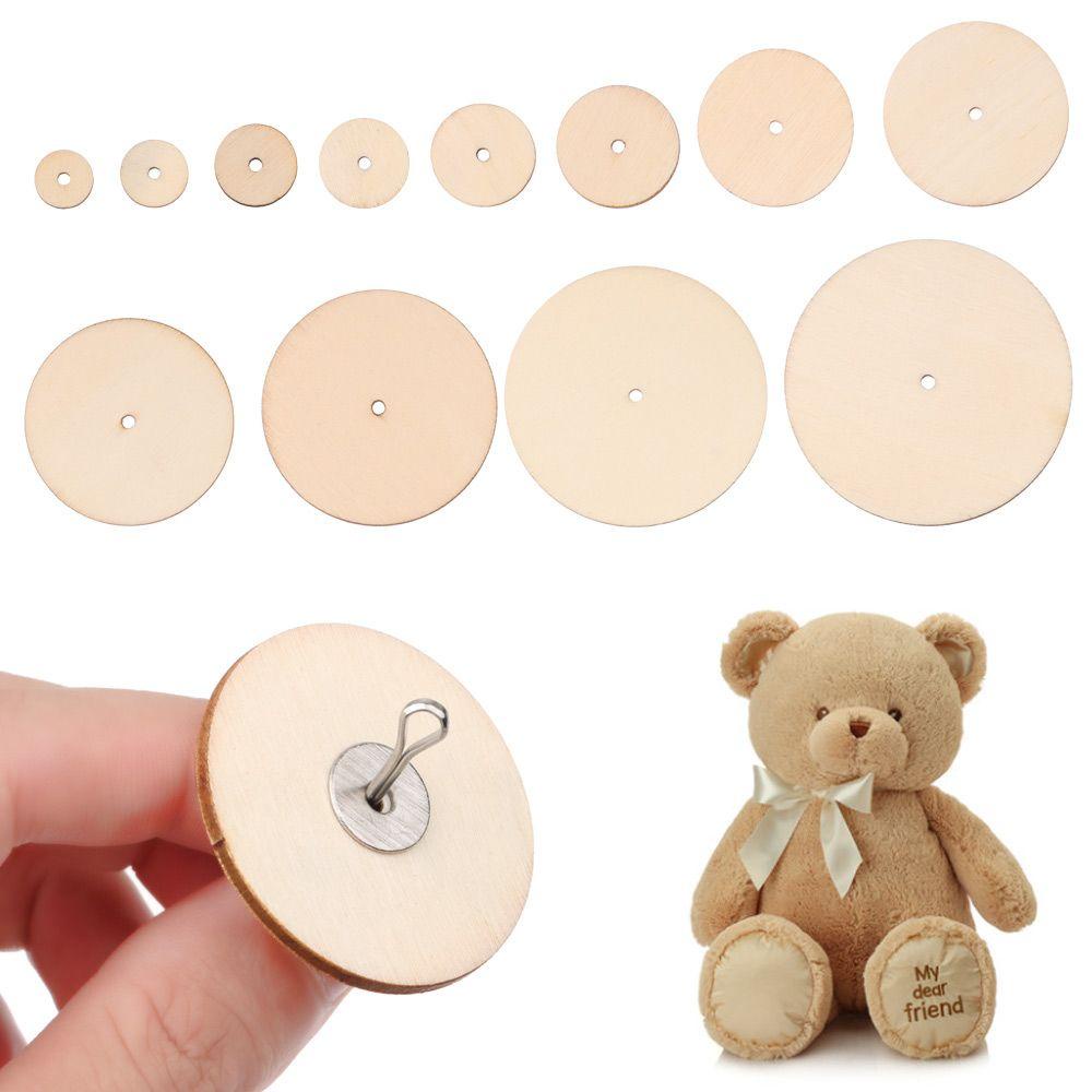 RAINBOW Set 10 Đầu Nối Bằng Gỗ Chất Lượng Cao Dùng Làm Đồ Thủ Công DIY