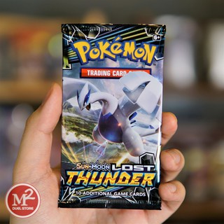 Túi thẻ bài Sun & Moon Lost Thunder Booster Pack - Sấm sét Mất tích - 10 lá bài mỗi pack - Hàng chính hãng