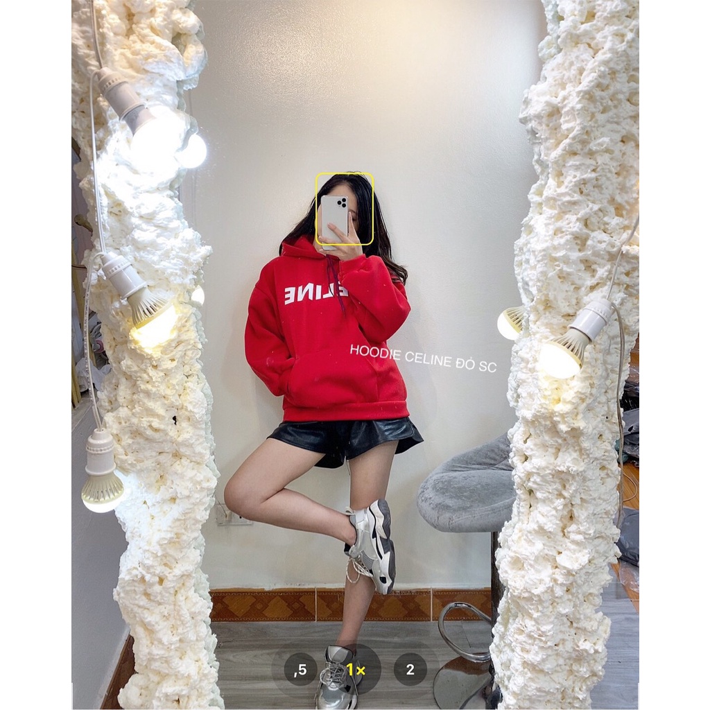 Áo hoodie nữ form rộng cute có mũ chất nỉ bông dày dặn | BigBuy360 - bigbuy360.vn