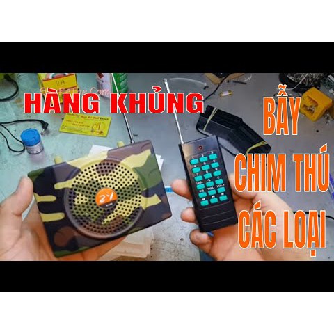 điều khiển loa trợ giảng bẫy chim E76 hoặc E898