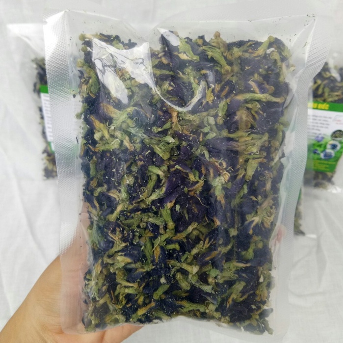 Trà hoa đậu biếc sấy lạnh gói 50g dùng pha trà, tạo màu xanh dương tự nhiên cho xôi chè, rau câu, thạch