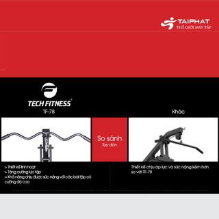 Giàn tạ đa năng Tech Fitness TF-78