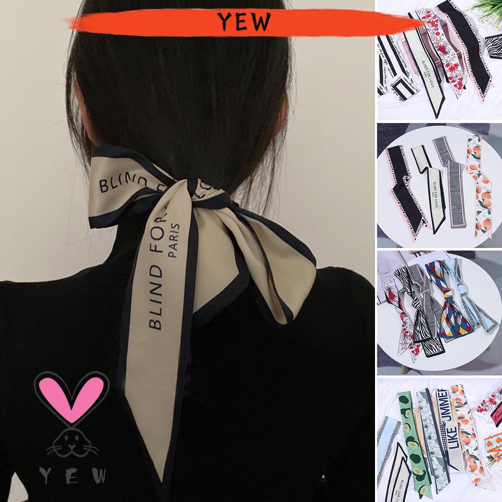 Dây Ruy Băng Cột Tóc Dáng Dài Họa Tiết Hoa Phong Cách Bohemian Thời Trang Cho Nữ