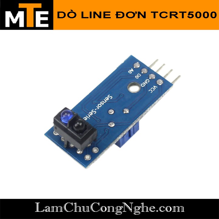 Mạch phát hiện vật cản hồng ngoại - Cảm biến dò line đơn TCRT 5000