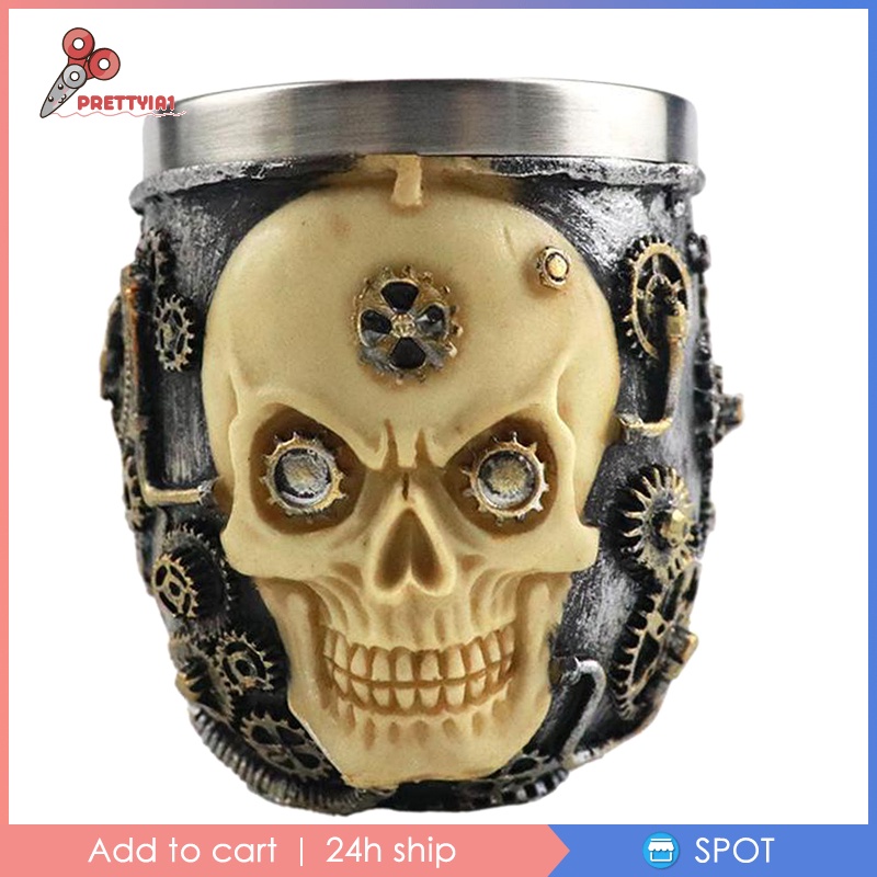 Cốc Đựng Xà Phòng Hình Đầu Lâu Prettyia1 Chịu Được Sức Nặng Cho Nam