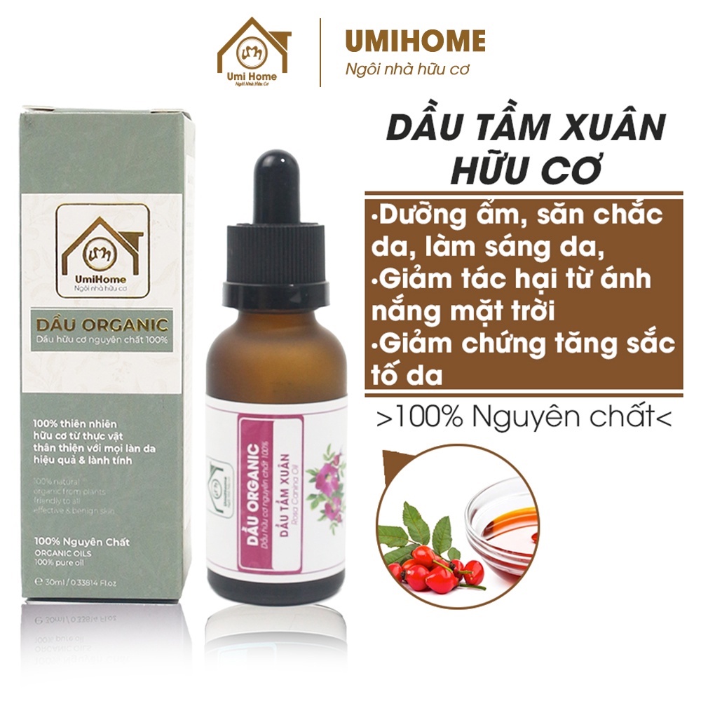 Dầu Tầm Xuân UMIHOME nguyên chất săn chắc, làm sáng da giảm tác hại từ ánh nắng hiệu quả 30ml