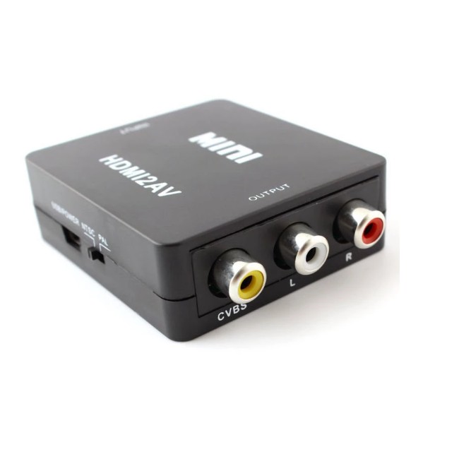 Bộ chuyển đổi tín hiệu từ HDMI sang AV Mini (Đen) - HDMI to AV Mini (Đen)