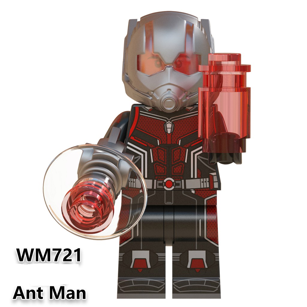 Minifigures Marvel Các Nhân Vật Thor Iron Man Captian Ant Man War Machine Wasp WM6063